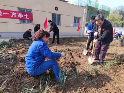 早春植绿正其时——J9集团国际站集团组织发展植树节植绿活动